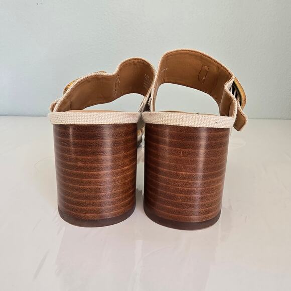 Tommy Bahama Trista Slide Sandal Women's 8.5M Linen Coastal Tropical Nautical - Picture 7 of 14